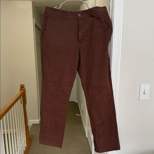 Old Navy Men's Rich Brown Chinos